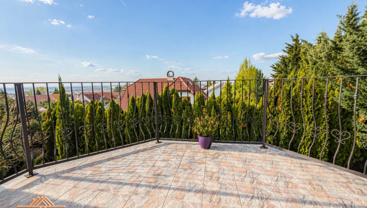 výhľad z balkóna