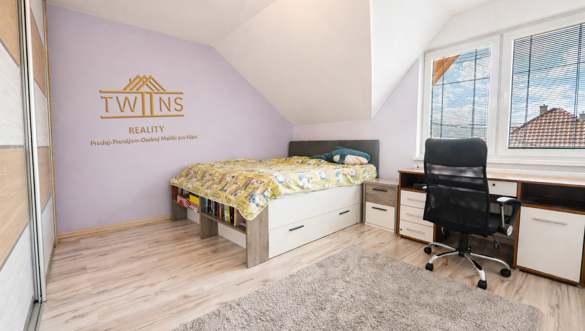 spálňa 2 na 1 poschodí